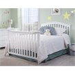 Baby Crib with Changing Table and Dresser Chest 2 Piece Set in White