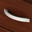 Home Square 2 Piece Wood Mobile Filing Cabinet Set in Hansen Cherry