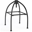 Home Square 3 Piece Adjustable Bar Stool Set in Natural and Black