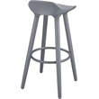Home Square 3 Piece Caroline Bar Stool Set in Inspiration Grey