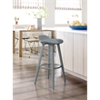 Home Square 3 Piece Caroline Bar Stool Set in Inspiration Grey