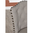 Home Square 3 Piece Fabric Swivel Counter Stool Set in Chocolate/Cream