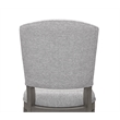 Home Square 2 Piece Swivel Wood Counter Stool Set in Antique Gray