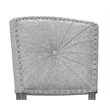 Home Square 2 Piece Swivel Wood Counter Stool Set in Antique Gray