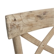 Home Square 3 Piece X-back Solid Wood Bar Stool Set in Natural