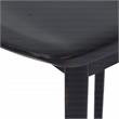 Home Square 3 Piece Solid Acacia Wood Counter Stool Set in Black