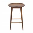 Home Square 2 Piece Solid Acacia Wood Counter Stool Set in Natural
