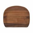 Home Square 2 Piece Solid Acacia Wood Counter Stool Set in Natural