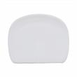 Home Square 2 Piece Solid Acacia Wood Counter Stool Set in White