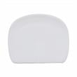 Home Square 3 Piece Solid Acacia Wood Counter Stool Set in White