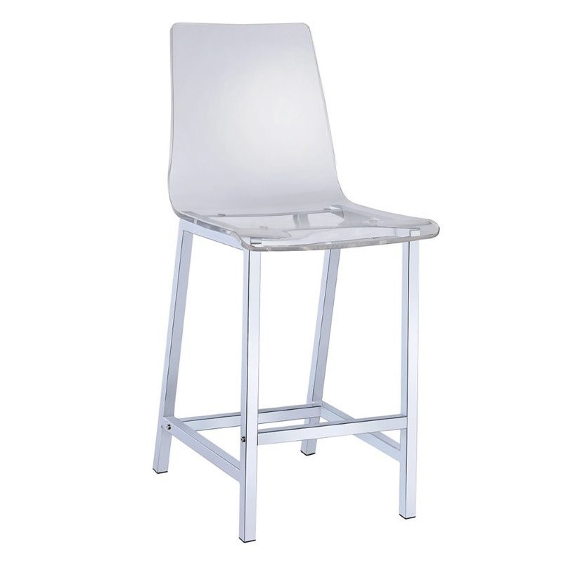 Home Square 3 Piece Set with Home Bar Unit with Clear Acrylic Front and 2 Chairs