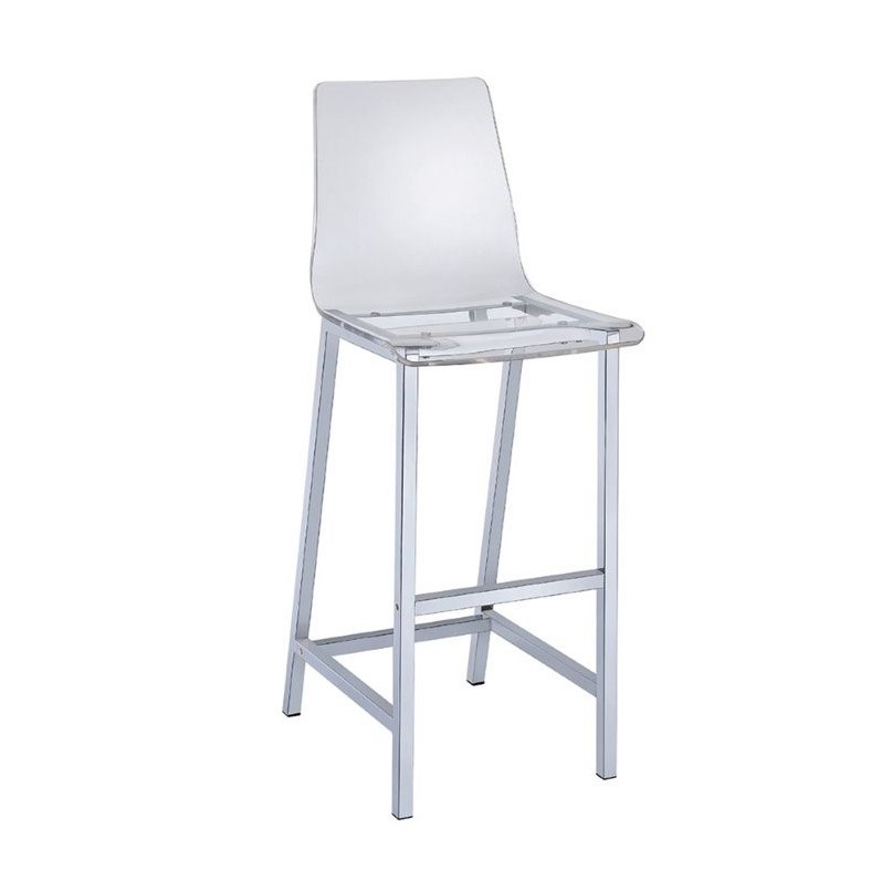 Home Square 3 Piece Set with Home Bar Unit with Clear Acrylic Front and 2 Chairs