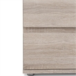 Home Square 2 Piece 2 Drawer Nightstand Set in Truffle