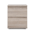 Home Square 2 Piece 2 Drawer Nightstand Set in Truffle
