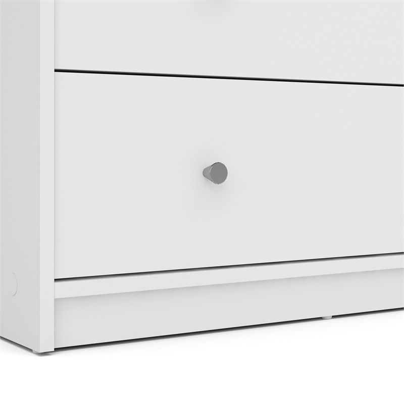 Home Square 4 Piece Furniture Set with Dresser 3 Drawer Chest and 2 Nightstands