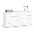 Home Square 4 Piece Furniture Set with Dresser Chest & 2 Nightstands