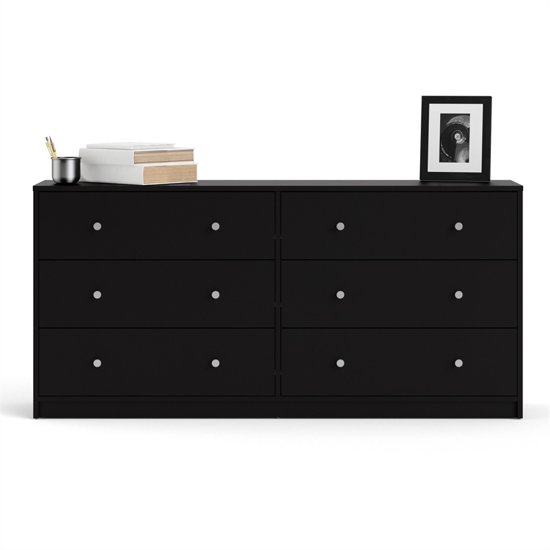 Home Square 3 Piece Furniture Set with Dresser Nightstand and 3 Drawer Chest
