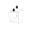 Home Square 3 Piece Set with 6 Drawer Double Dresser Nightstand and Chest