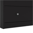 3pc Set of Engineered Wood Black 3Drawer Chest 6Drawer Dresser & Nightstand