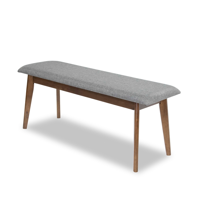 Home Square 3 Piece Furniture Set with Dining Table and 2 Large Benches
