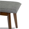 Home Square 3 Piece Furniture Set with Dining Table and 2 Large Benches