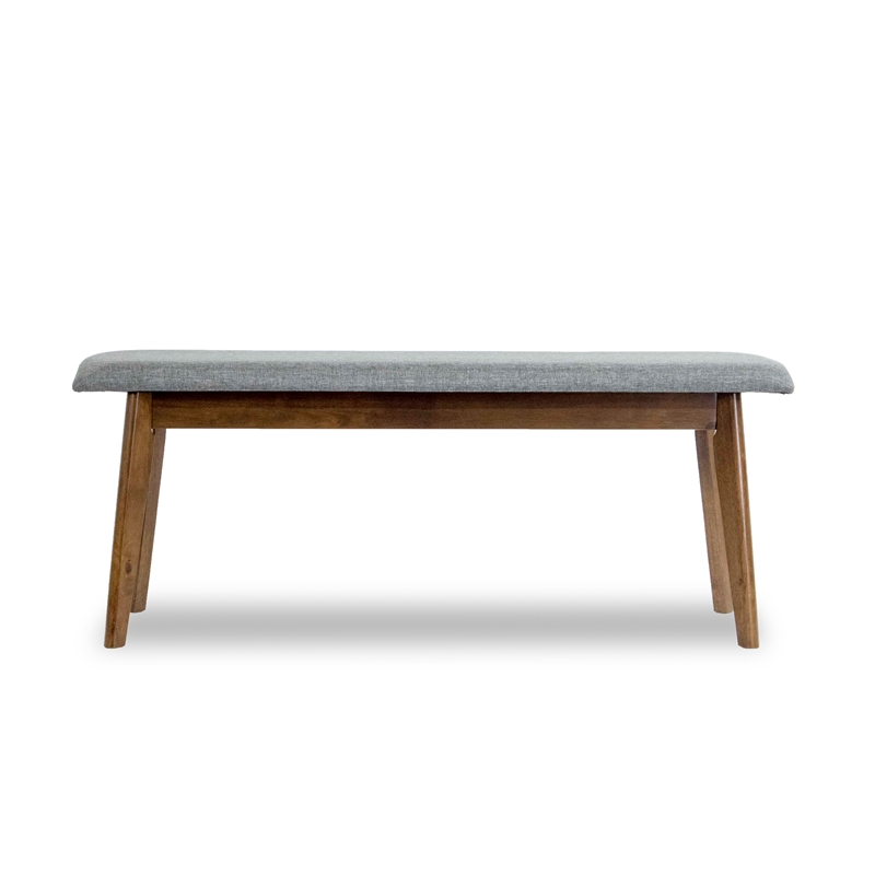 Home Square 3 Piece Furniture Set with Dining Table and 2 Large Benches