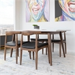 Home Square 3 Piece Furniture Set with Dining Table and 2 Large Benches