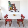 Home Square 5 Piece Dining Set with Dining Table and 4 Dining Chairs