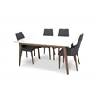 Home Square 5 Piece Dining Set with Dining Table and 4 Dining Chairs