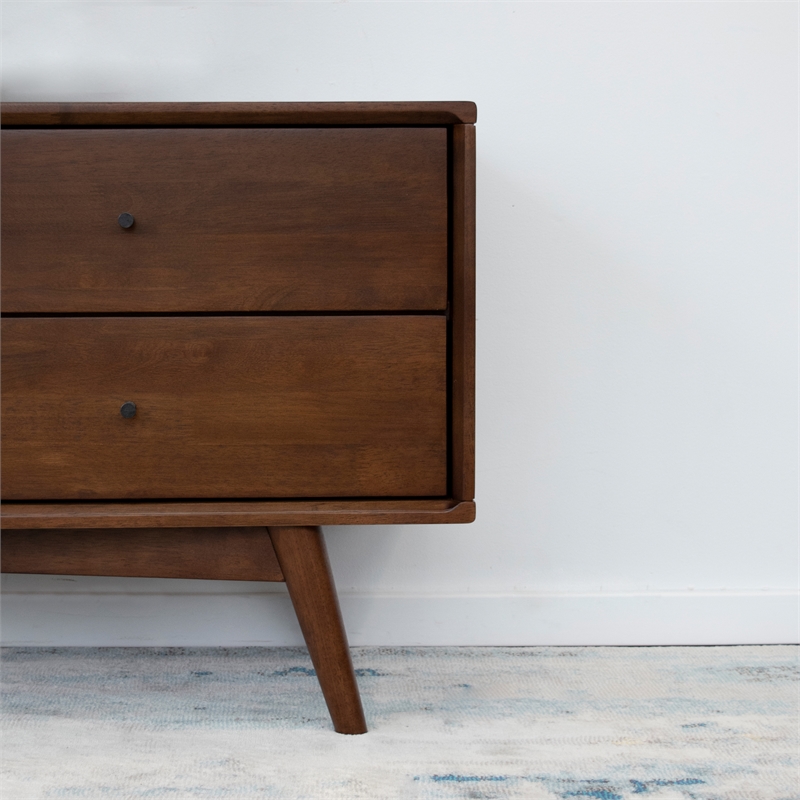 Home Square 2 Piece Furniture Set with Wood TV Stand and Dresser