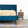 Home Square 2 Piece Set with Queen Platform Bed and Nightstand