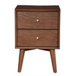 Home Square 3 Piece Set with Nightstand Full Size Panel Bed & Accent Chest