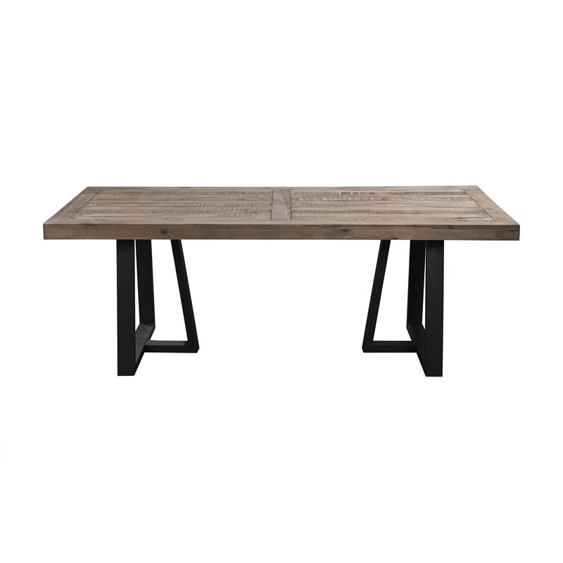 Home Square 3 Piece Set with Dining Table and Dining Side Chairs in Black