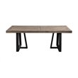 Home Square 3 Piece Set with Dining Table and Dining Side Chairs in Black
