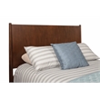 Home Square 3 Piece Set with Nightstand Queen Panel Bed & Accent Chest in Walnut
