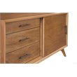 Home Square 4 Piece Set with Small TV Console Standard King Bed & Nightstand