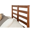 Home Square 4 Piece Set with Small TV Console Full Wood Bed & Nightstand
