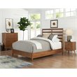 Home Square 3 Piece Set with Small TV Console Standard King Bed & Nightstand