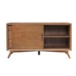 Home Square 4 Piece Set with Small TV Console Full Size Panel Bed & Nightstand