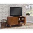 Home Square 4 Piece Set with Small TV Console Full Size Panel Bed & Nightstand