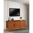 Home Square 4 Piece Set with Sideboard Full Size Panel Bed & Nightstand