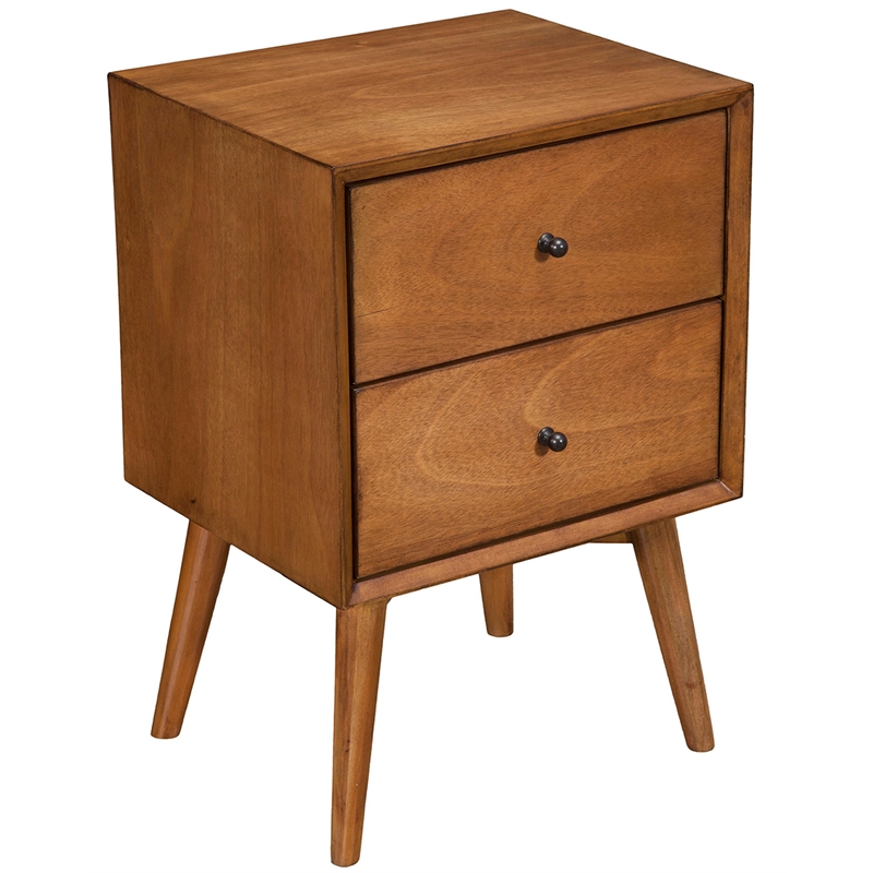 Home Square 4 Piece Set with Sideboard Queen Panel Bed & 2-Drawer Nightstand
