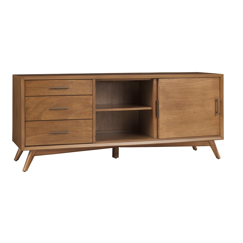 Home Square 2 Piece Furniture Set with Large Wood TV Console and Bedroom Bench