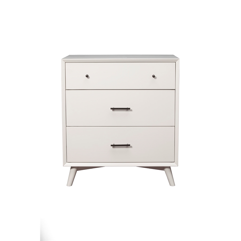 Home Square 3 Piece Set with Dresser Small Chest & Multifunction Chest in White