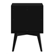 Home Square 3 Piece Set with 2-Drawer Nightstand & 3-Drawer Small Chest in Black
