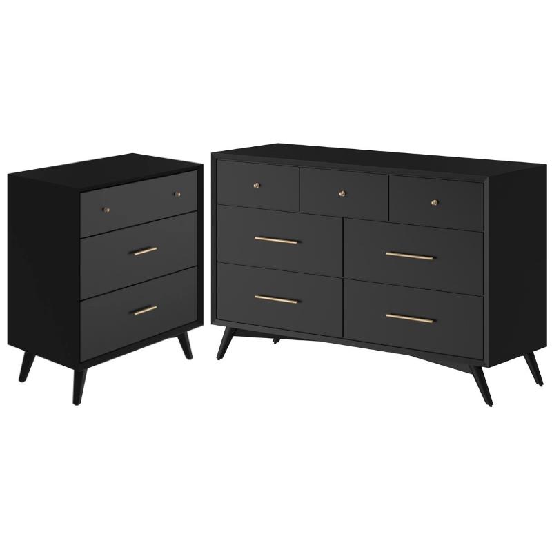 small dresser black Black Dresser, Small 2 Drawer Dresser for Bedroom, Modern Nightstand for  Bedroom, End Table with Drawer - Bed Bath & Beyond