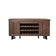 Home Square 5 Piece Set with Dining Table Dining Side Chairs & Dining Sideboard