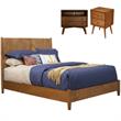 Home Square 3 Piece Set with Large Nightstand Standard King Bed & Nightstand