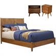 Home Square 3 Piece Set with Large Nightstand Full Size Bed & Nightstand