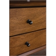 Home Square 2 Piece Set with Full Size Panel Bed and 2-Drawer Nightstand